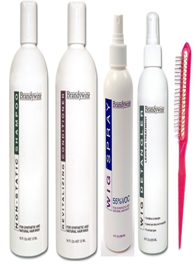 Brandywine Synthetic and Human Hair Care Products (5pc 16oz Bundle) - Image 1